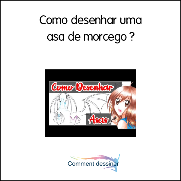 Como desenhar uma asa de morcego